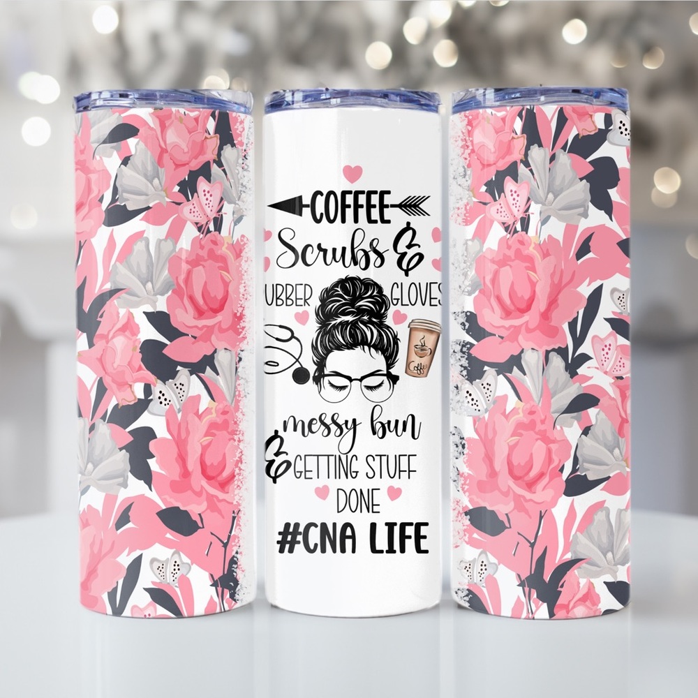 Coffee scrubs tumbler
